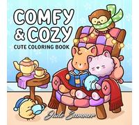 Comfy & Cozy: Coloring Book for Adults and Teens with Cozy Scenes and Cute Animal Characters for Relaxation (Cozy Coloring Books)