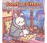 Comfy Critters: Kawaii & Cozy Coloring Book for Relaxation