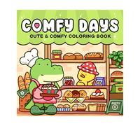 COMFY DAYS Coloring Book - Relaxation with Adorable Goods in Cozy Spaces | Creative Pages for Adults & Teens