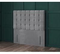 Comfy Deluxe 5Ft King Parliament Blue Coniston Omega Matching Buttons 54Inch Floorstanding Headboard