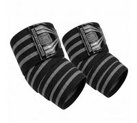 Comfy Elbow Wraps for Weightlifting - Heavy Duty Adjustable Elbow Support Straps for Gym, Bodybuilding, Cross Training, Powerlifting - Workout Brace Protector