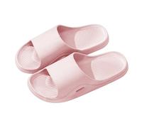 Comfy Extra Wide Fit Flat Sandals for Women Women's Home Slippers Summer Indoor Bathroom PVC Non Leisure Comfortable Thick Bottom Sandal Slippers Black Wedge Sandals Wide Fit Womens Sandles (Pink,6)