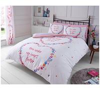 Comfy FLUTTER Bed Set with Duvet Cover and Pillow Cases, Polyester-Cotton, Multi, King