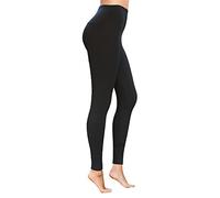 COMFY FOREVER Everyday Leggings for Women High Waist Tummy Control Ankle Length Sports Yoga Pants, Black, XL/XXL