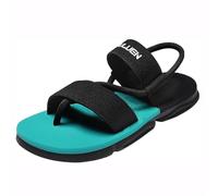 Comfy Hallux Valgus Slippers, Men's Summer Non- Slip Adjustable Cross Strap Arch Support Bunion Corrector Sandals, Casual Toe Corrector Flip Flops, for Big Toes Bent Toes, Pain Relief(Green,6 UK)