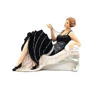Comfy Hour Glamour Elegance Victorian Style Lady Collection Camille Lady Lying On Sofa Resin Art Figurine, 9-inch Height