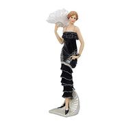 Comfy Hour Glamour Elegance Victorian Style Lady Collection Camille Lady with Fan Resin Art Figurine,13-inch Height
