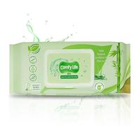 Comfy Life Biodegradable Adult Full Body Wet Wipes Large Luxury Eco-Friendly Fresh-Feel Rinse-Free Fragrance-Free Bed Bath Intimate-Care Soft Sheets