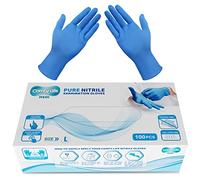 Comfy Life MEDI Pure Nitrile Gloves - Latex & Powder Free Disposable Examination Glove - Pack of 100 Large Blue Nitrile Gloves