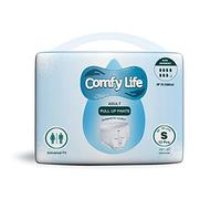 Comfy Life Premium Adult Incontinence Pull Up Diaper Pants 12 Pack High Absorbency (Multi-Pack Small 120 Pants)