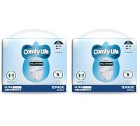 Comfy Life Premium Adult Incontinence Pull Up Diaper Pants 24 Pack High Absorbency (Small)