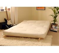 Comfy Living 4Ft Futon Set In Natural