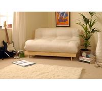 Comfy Living 4Ft Luxury Futon Set In Natural