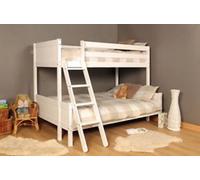Comfy Living Enmore Wooden Triple Bunk Bed - Practical & Aesthetically Pleasing Addition for Your Home - White
