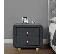 Comfy Living Jakarta Linen Bedside Tables