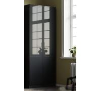 Comfy Living Ltd Modern High Gloss 2 Door Wardrobe in Black Comfy Living Ltd Black