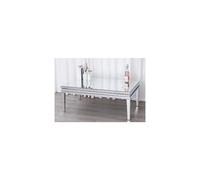 Comfy Living Mirrored Coffee Table with Crystal Detail