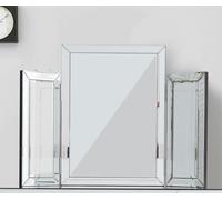 Comfy Living Mirrored Dressing Table Stool Mirror- Available Individually Or As Set Bedroom - Mirror Only