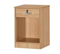 Comfy Living Wrexham Stylish Oak Finish Bedroom furniture - Oak - Bedside chest