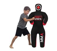 Comfy MMA Grappling Kids Dummy, for Judo, Wrestling, Brazilian Jiu Jitsu, Submission and Throwing Standing Position Martial Arts Boxing Karate Training Dummy (47" / 4 Feet)