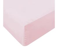 Comfy Nights 4FT Small Double Fitted Sheet MicroFibre Plain Dyed Easy Care Soft Brushed Micorfiber Fitted Sheet (Pink, Small Double)