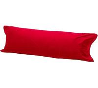 Comfy Nights Bolster Pillow 3FT(36Inch) - Red - Full Body Pillow, Soft Hollowfiber Filling, Long Pregnancy Pillow for Maternity Support and Side Sleeper (Red, Single (3FT))