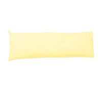 Comfy Nights Bolster Pillow 4.6FT(54Inch) - Lemon - Full Body Pillow, Soft Hollowfiber Filling, Long Pregnancy Pillow for Maternity Support and Side Sleeper (Lemon, Double (4Ft 6Inch))