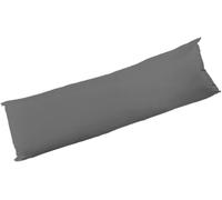 Comfy Nights Bolster Pillow 4FT(48Inch) - Charcoal - Full Body Pillow, Soft Hollowfiber Filling, Long Pregnancy Pillow for Maternity Support and Side Sleeper (Charcoal, Small Double (4Ft))