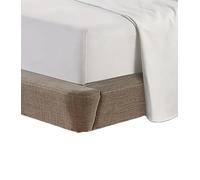 Comfy Nights Brushed Thermal Cotton Flannelette Fitted Sheet or Pillow Pair, Super King - White