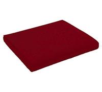 Comfy Nights Egyptian Cotton 200 Thread Count Flat Bed Sheet, Red - King