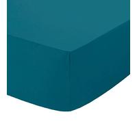 Comfy Nights Extra Deep 40Cm PolyCotton Easy Care Pecale Fitted Sheet Or Pillow Pair, King - Teal