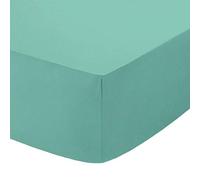 Comfy Nights Extra Deep 40Cm PolyCotton Easy Care Pecale Fitted Sheet Or Pillow Pair, Super King - Mint Green