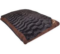 Comfy Nights LUXURIOUS Medium/Extra Large Luxury Fur Dog Bed Cushion Washable Zipped Mattress (Extra Large, Chocolate Texture)