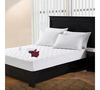 Comfy Nights Microfibre Quilted Waterproof Mattress Protector Non Allergenic Fully Fitted (Pillow Pair)