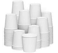 Comfy Package Gusto [4 oz. - 120 ml - 300 Count] Disposable White Paper Cups, Hot Coffee Cups - Eco-Friendly Hot Cups - Formerly