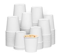 Comfy Package Gusto [6 oz. - 180 ml - 300 Count] Disposable White Paper Cups, Hot Coffee Cups - Eco-Friendly Hot Cups - Formerly
