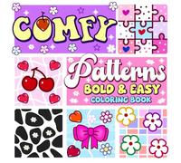 Comfy Patterns: Bold & Easy Coloring Book