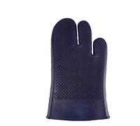 Comfy Pet Grooming & Bathing Glove - Fits Either Hand - Soft Gentle Nubs for Horses, Dogs, Cats & Other Pets - Short & Long Hair - Works Great on Thin and Sensitive Skin (Navy Blue)