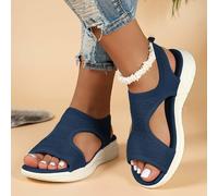 Comfy Sandals for Women Uk,Sandals for Plantar Fasciitis,Women's Wide-Fit Sandals,Plantar Fasciitis Shoes,Summer Ladies Wedge Sandals Walking Platform Beach Shoes,Women's Sports & Outdoor Sandals