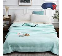 Comfy Sleepers Cooling Blanket, Ice Cooling Calming Blanket, Comfy Sleepers Ice Cooling Blanket King Size, Summer Ultimate Cool Blankets, for Hot Sleeper (Light Green, King (2m X 2.31m))