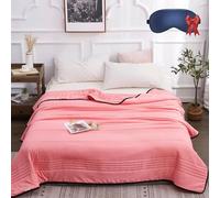 Comfy Sleepers Cooling Blanket, Ice Cooling Calming Blanket, Comfy Sleepers Ice Cooling Blanket King Size, Summer Ultimate Cool Blankets, for Hot Sleeper (Red, Queen (1.8m X 2.21m))