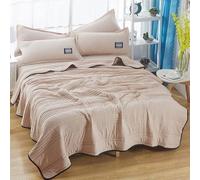 Comfy Sleepers Cooling Blanket, Ice Cooling Calming Blanket, Cooling Blankets for Hot Sleepers, Nuvodreams Silk Cooling Blanket Queen Size (Apricot,King)
