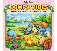 Comfy Vibes: Bold & Easy Coloring Book