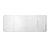 Comfy White Cushioned Anti Slip Long Bathroom Bath Mat