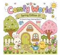 Comfy World: Spring Edition 01: Cute and Cozy Coloring Book (Comfy World: Seasons)