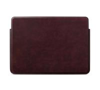 Comfyable 13 Inch Faux Leather Laptop Sleeve Case, Slim Protective Laptop Cover Compatible with MacBook Air M4 2025-2018 & MacBook Pro M2 2022 M1 2020-2016, Berry Brown