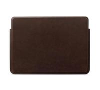 Comfyable 13 Inch Faux Leather Laptop Sleeve Case, Slim Protective Laptop Cover Compatible with MacBook Air M4 2025-2018 & MacBook Pro M2 2022 M1 2020-2016, Coffee