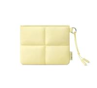 Comfyable Cute Puffy Coin Purse Pouch, Yellow, Travel