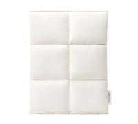 Comfyable Puffy 9-11 Inch Tablet Sleeve Compatible for 11 Inch iPad Pro M5, iPad Air M4 2026 with Magic Keyboard, Quilted Puffer Vertical Tablet Carrying Case for Women Men, Rice