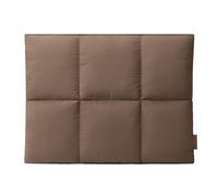 Comfyable Puffy Laptop Sleeve 15 Inch 16 Inch, Quilted Puffer Laptop Carrying Case, Pillow Pouch Compatible for MacBook Air 15 in M4 2025 & MacBook Pro 16 in M4 2024, Mocha Brown